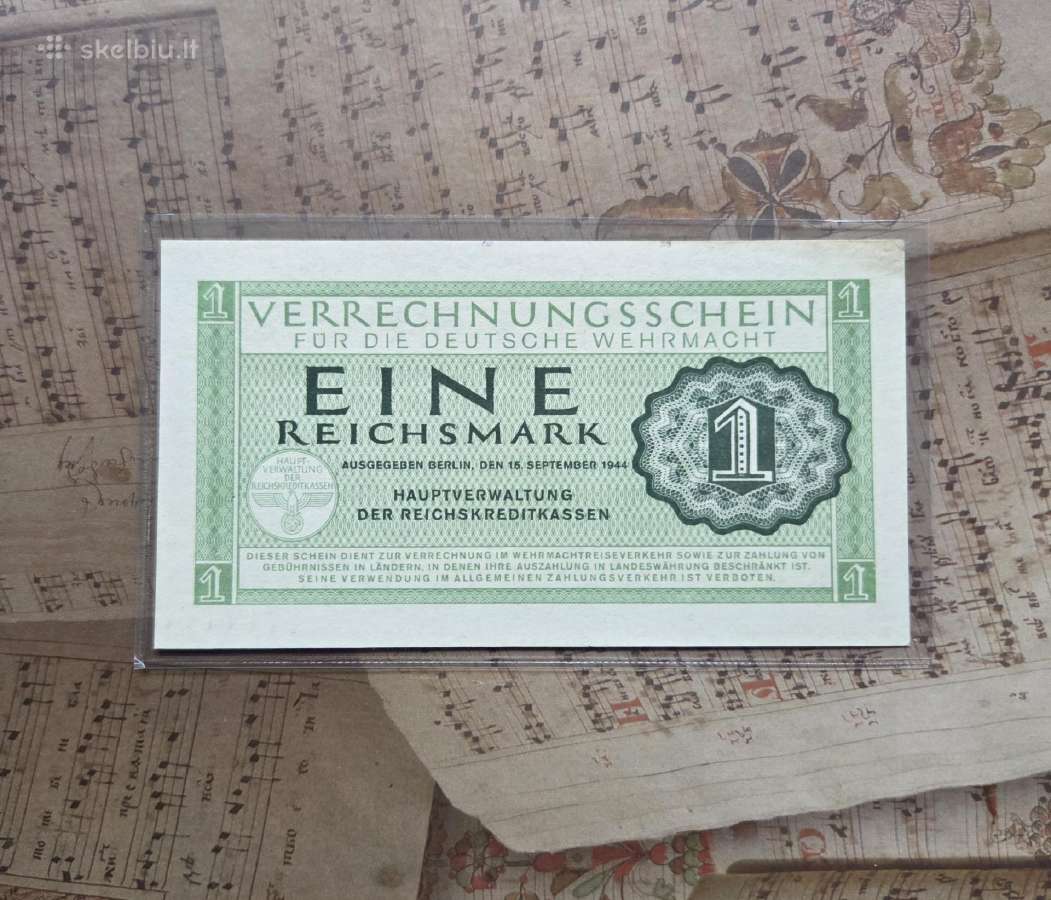 1 mark 1944 - Vermachto markė, Vokietija