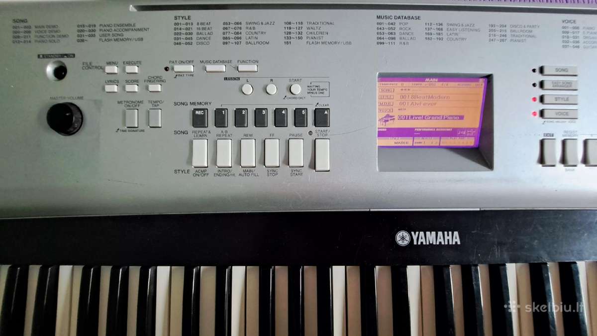 Skaitmeninis pianinas Yamaha Dgx-520 Portablegrand - nuotraukos Nr. 4
