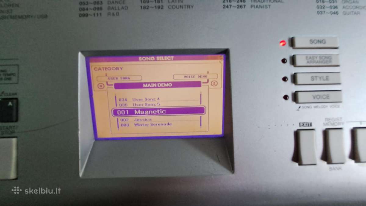 Skaitmeninis pianinas Yamaha Dgx-520 Portablegrand - nuotraukos Nr. 5
