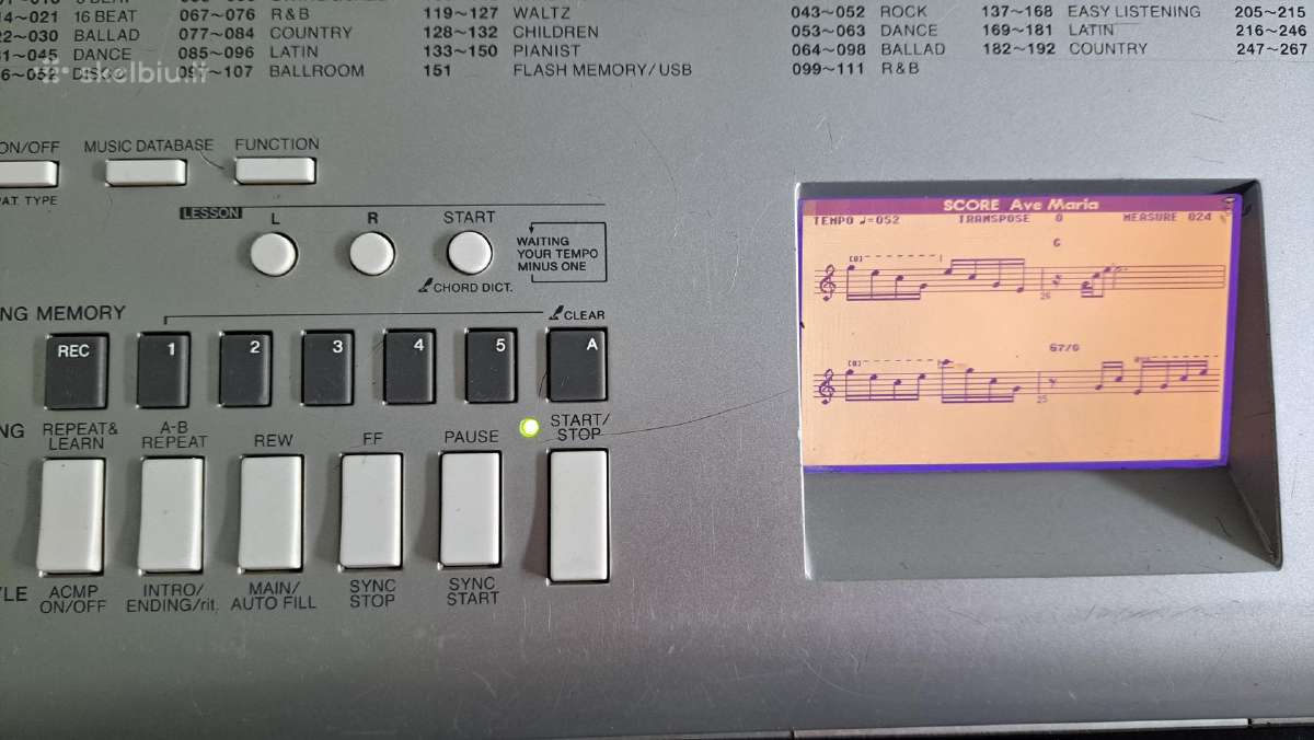 Skaitmeninis pianinas Yamaha Dgx-520 Portablegrand - nuotraukos Nr. 10