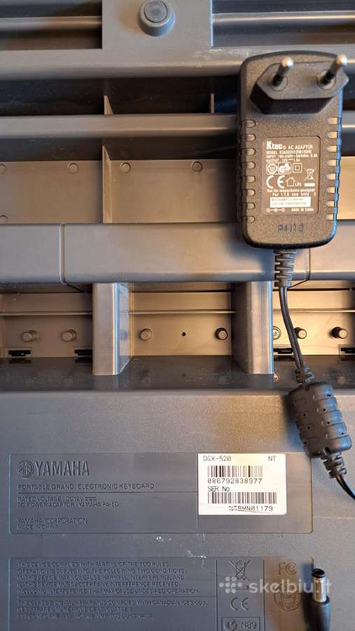 Skaitmeninis pianinas Yamaha Dgx-520 Portablegrand - nuotraukos Nr. 3