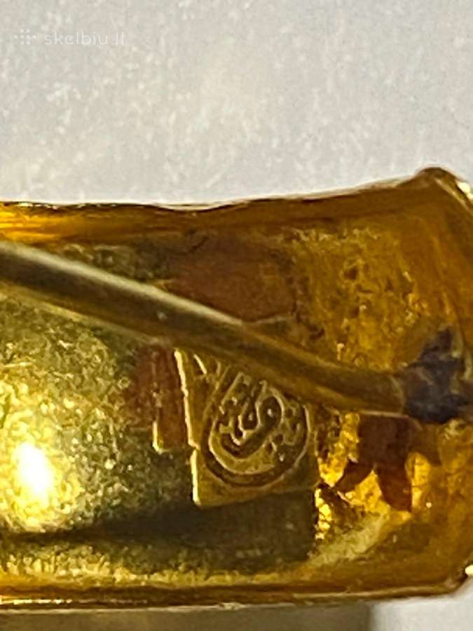 21 karatų (875) aukso auskarai (3,4 gr) - nuotraukos Nr. 5