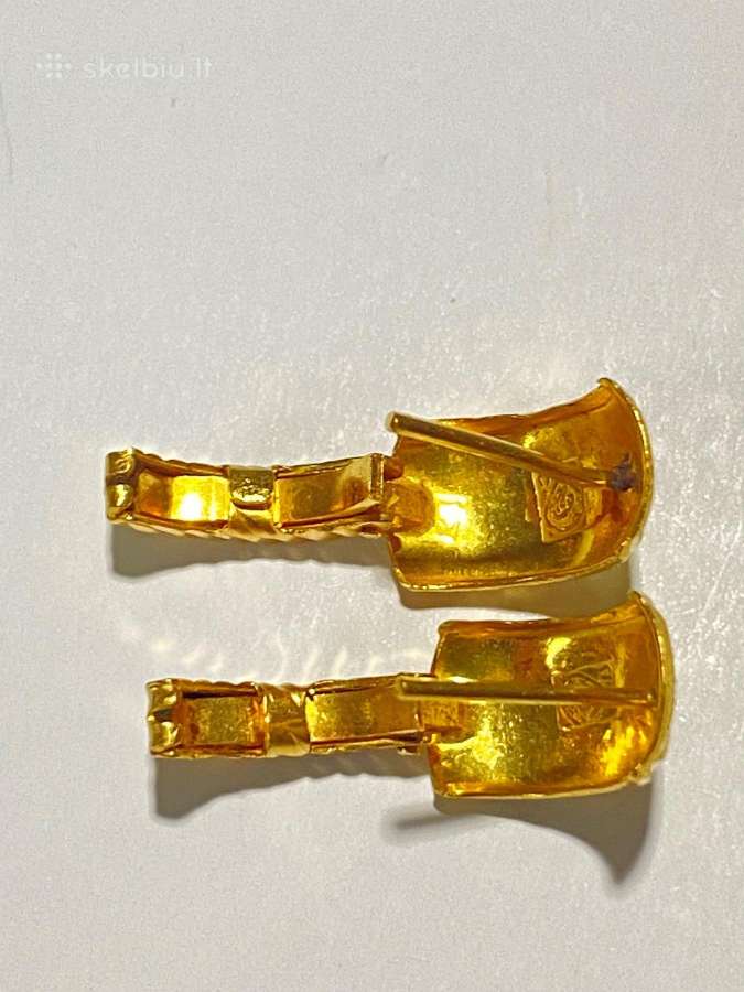 21 karatų (875) aukso auskarai (3,4 gr) - nuotraukos Nr. 7