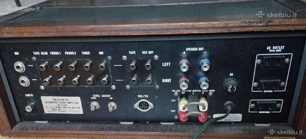 Sony Ta-1120a stiprintuvas - nuotraukos Nr. 2