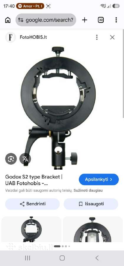 Godox blykstės, įvairūs softboxai, nikon z - nuotraukos Nr. 2