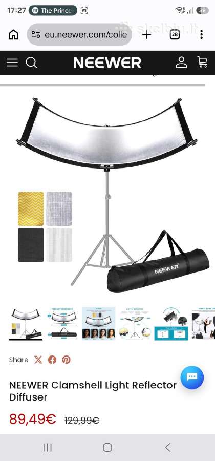 Godox blykstės, įvairūs softboxai, nikon z - nuotraukos Nr. 7