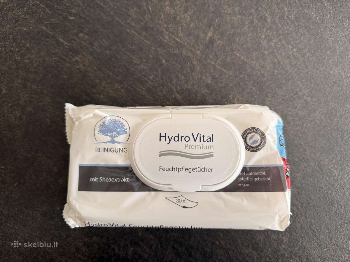 Hydro Vital drėgnos servetėlės