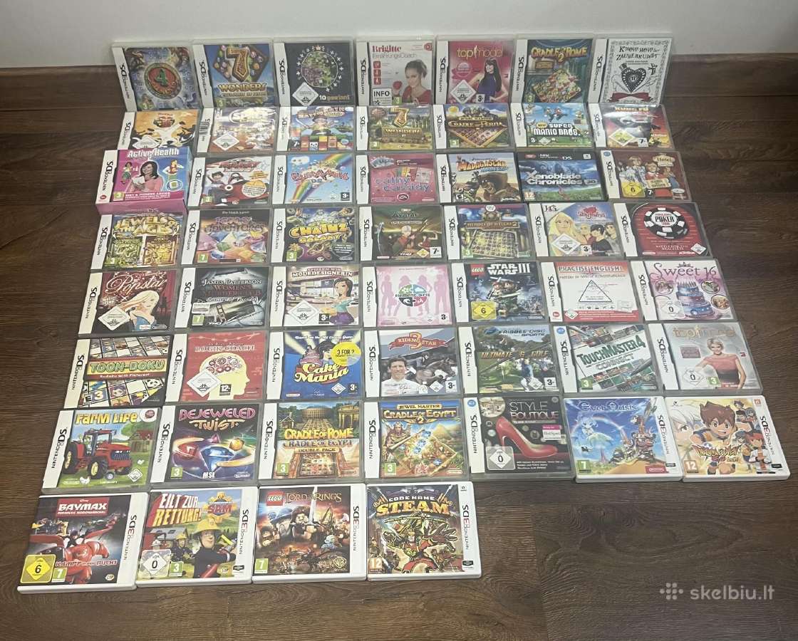 Nintendo DS/3ds žaidimai/atnaujinta 2026-06-04