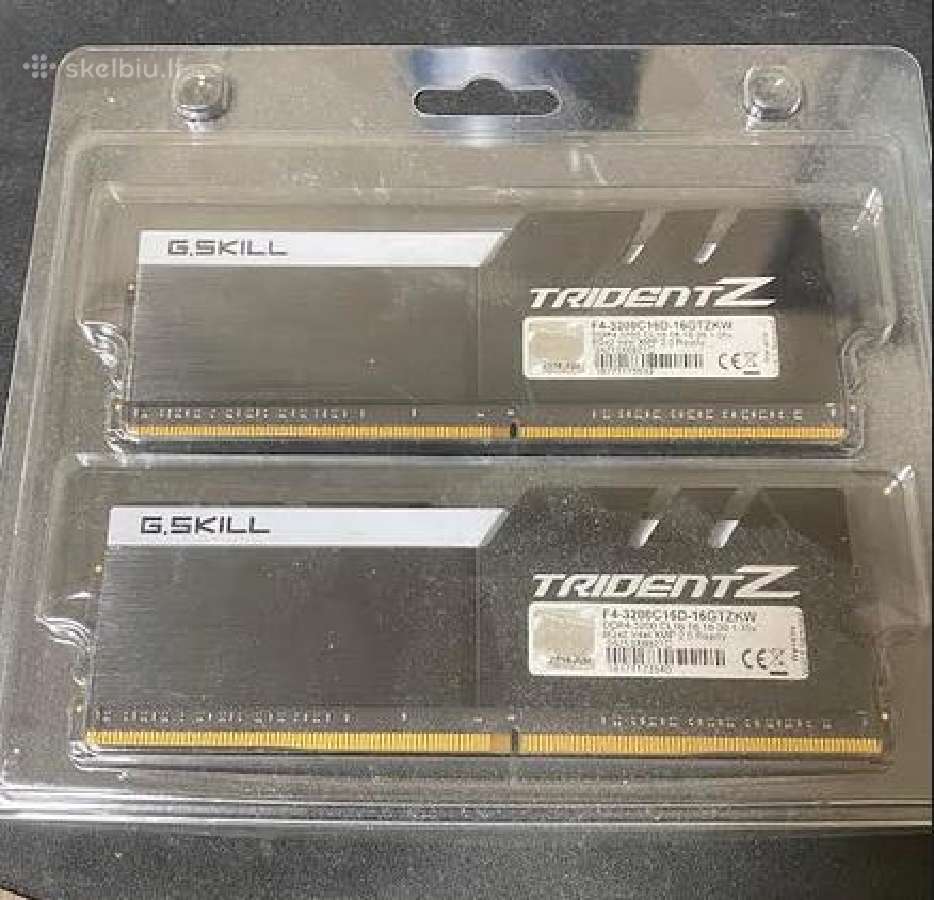 16 GB RAM 3200 Tridentz 2018 apr