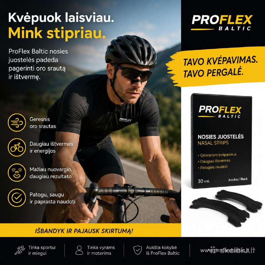 Minti pedalus lengviau prasideda nuo laisvo kvėpav