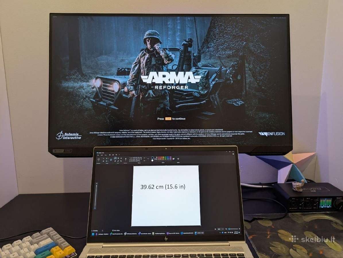 Odyssey G70a 4k 28" 144hz monitor - nuotraukos Nr. 2