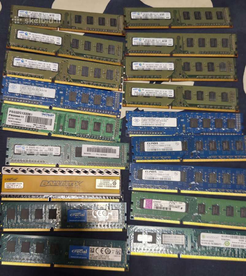 Sodimm Dd4 16gb 3200mhz, sodimm ddr3 4gb - nuotraukos Nr. 3