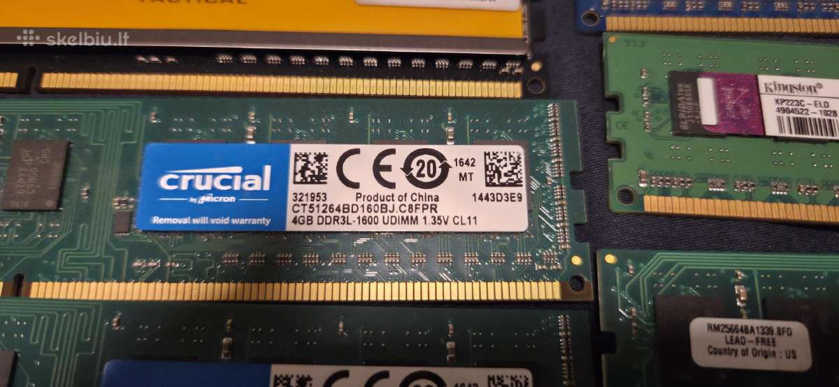 Sodimm Dd4 16gb 3200mhz, sodimm ddr3 4gb - nuotraukos Nr. 4