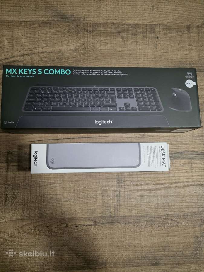 Logitech Mx Keys Combo S Us periferijos komplektas