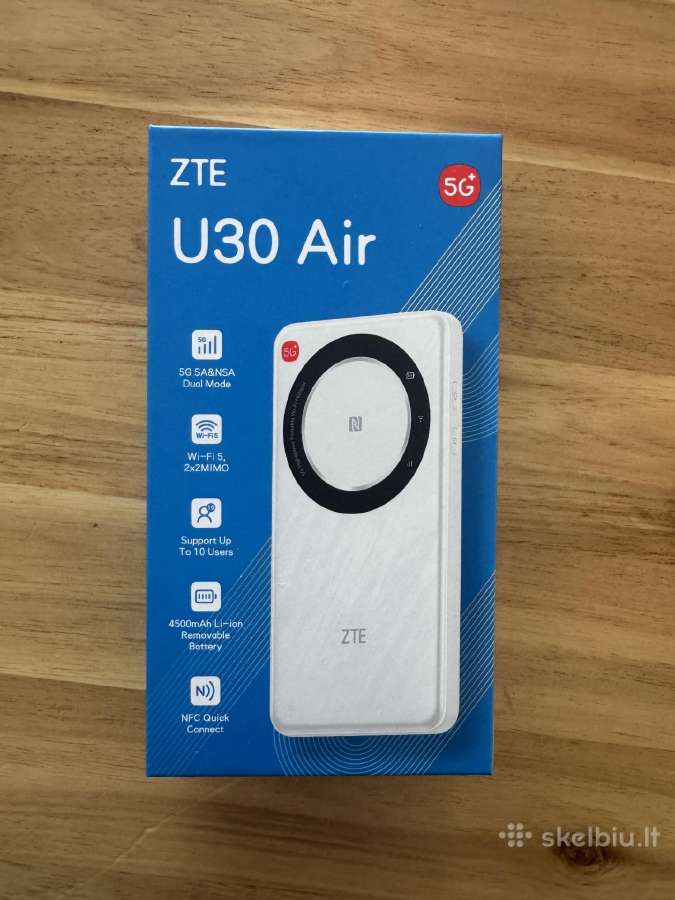 Naujas Zte U30 Air maršrutizatorius