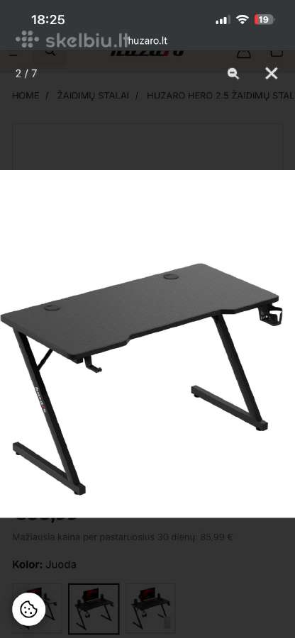 Huzaro Hero 2.5 Black stalas