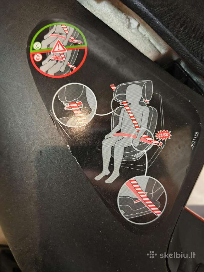 Dvi vaikiškos automobilinės kėdutės su isofix - nuotraukos Nr. 8