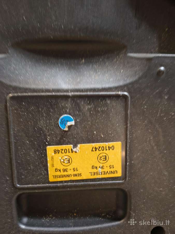 Dvi vaikiškos automobilinės kėdutės su isofix - nuotraukos Nr. 11