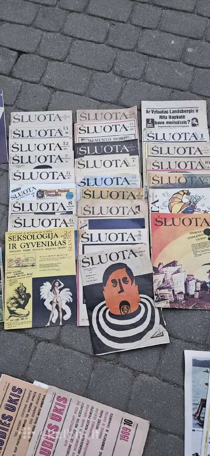 Seni žurnalai laikraščiai nuo 1985-iki 1993metai