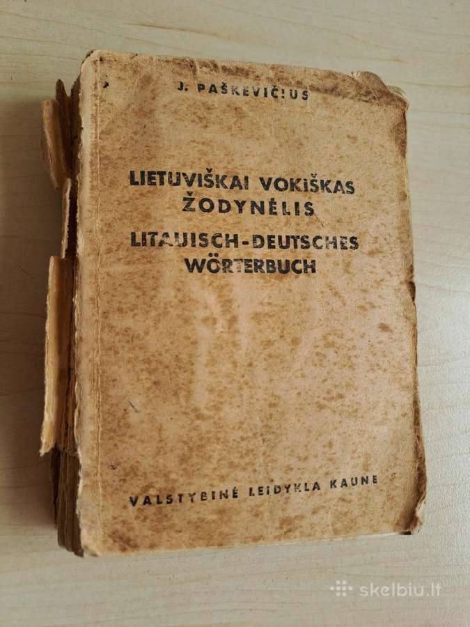 Lietuviškai vokiškas žodynėlis 1943 m.