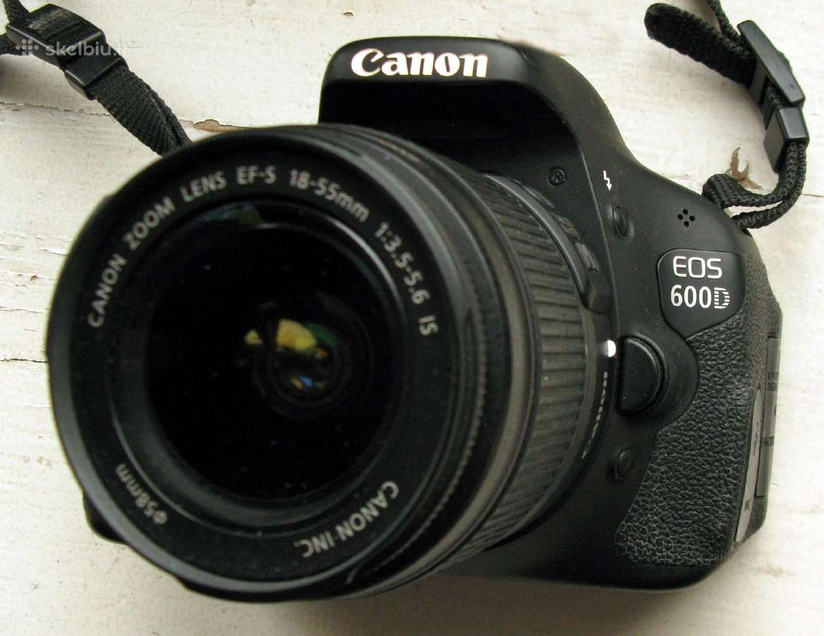 Canon 600d su obj. Canon Ef-s 18-55mm Is II - nuotraukos Nr. 2