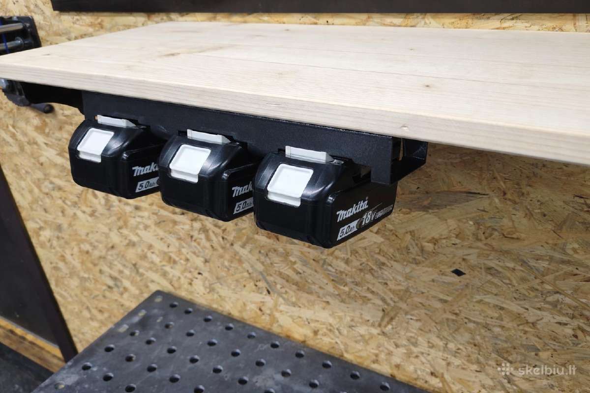 Makita 18v akumuliatorių laikiklis - nuotraukos Nr. 3