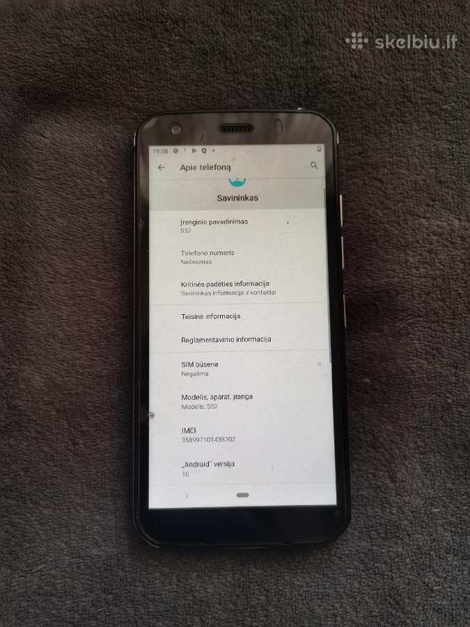Telefonas "cat"  S52. - nuotraukos Nr. 6