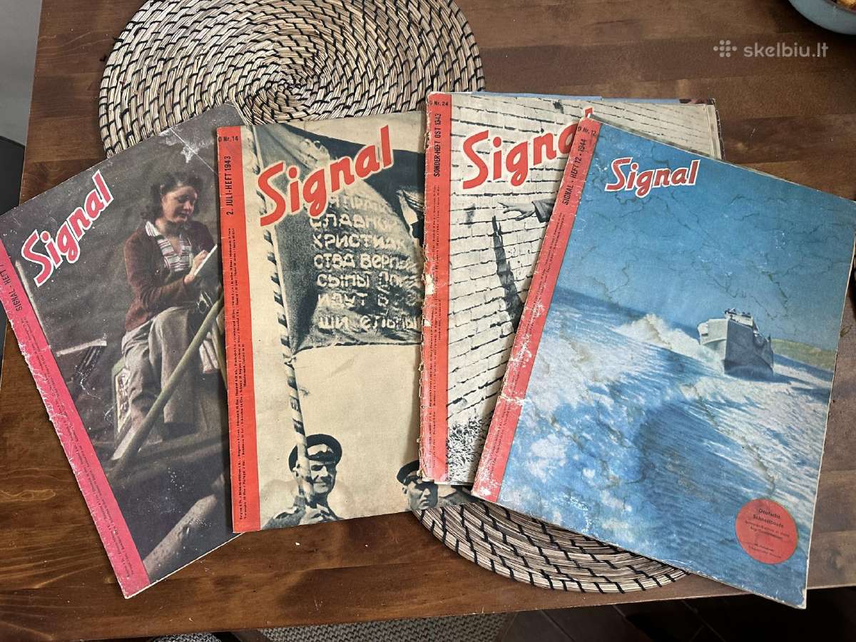 Vokiški žurnalai Signal 4 vnt