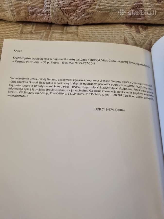 Kryždirbystės tradicijų tąsa senajame Sintautų val - nuotraukos Nr. 8