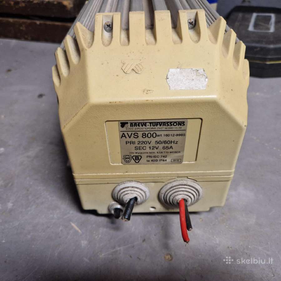 Transformatorius 12v Avs800 65a - nuotraukos Nr. 3