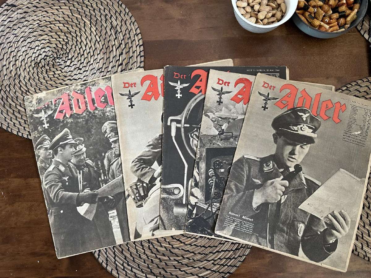 Vokiški žurnalai Adler 5vnt