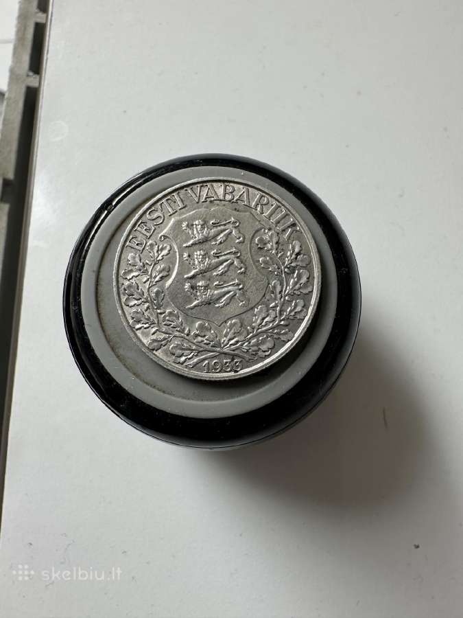 1 krona Estija 1933 Dainų svente - nuotraukos Nr. 3