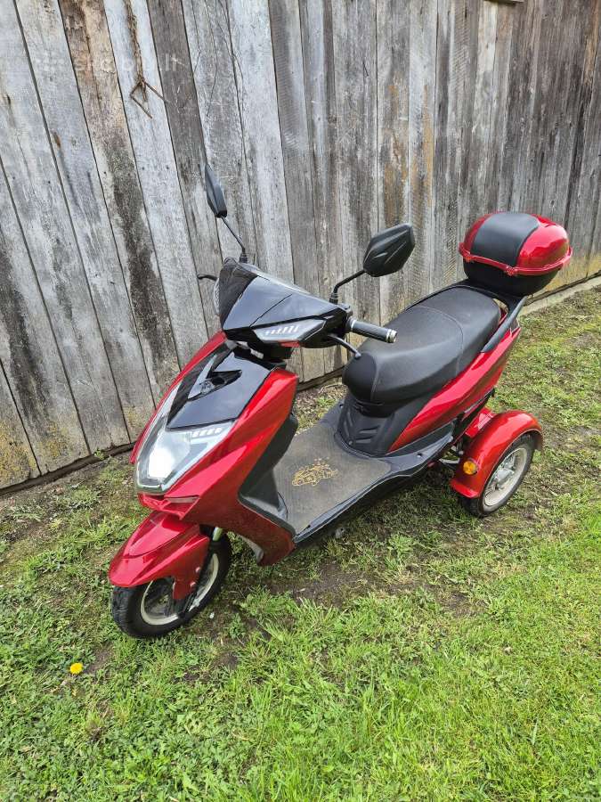 Elektrinis triratis motoroleris su Ličio baterija - nuotraukos Nr. 2