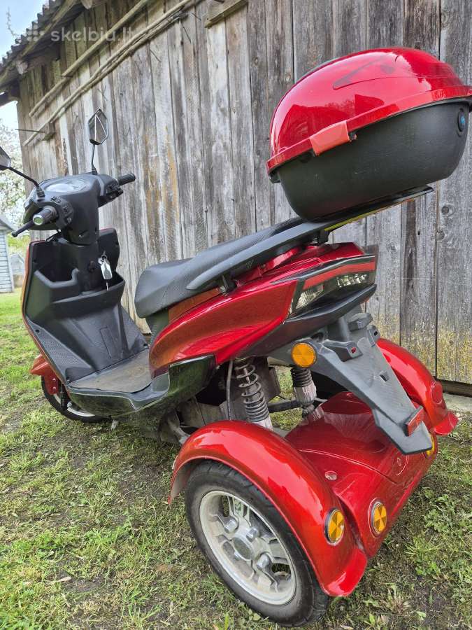 Elektrinis triratis motoroleris su Ličio baterija - nuotraukos Nr. 3