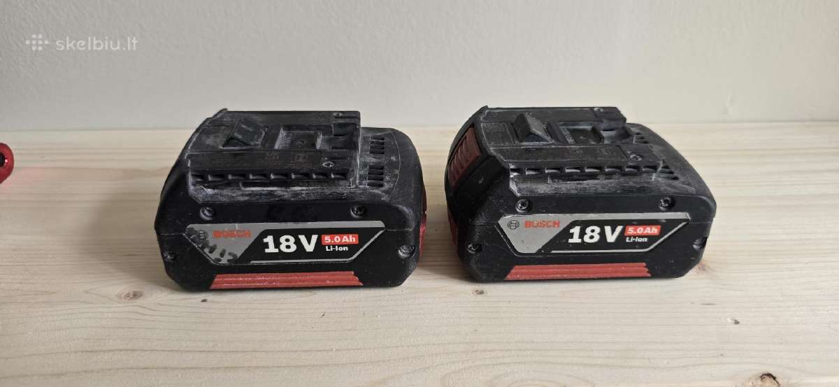 Bosch 18v 5ah baterijos