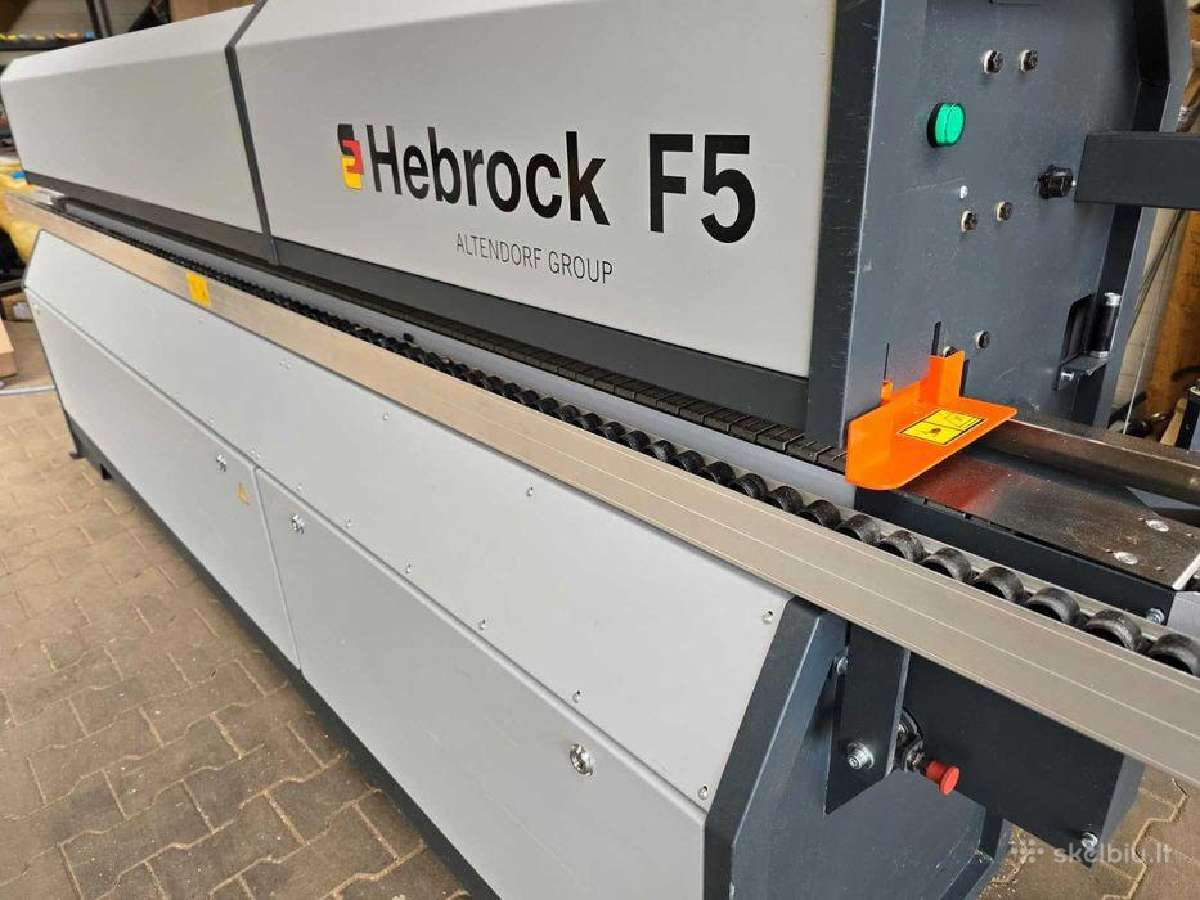 Briaunų laminavimo staklės Hebrock F5