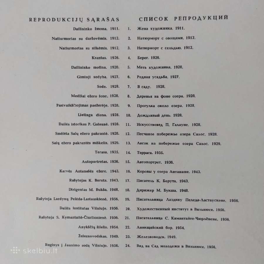 J. Vienožinskis - reprodukcijos 1965 m. - nuotraukos Nr. 2