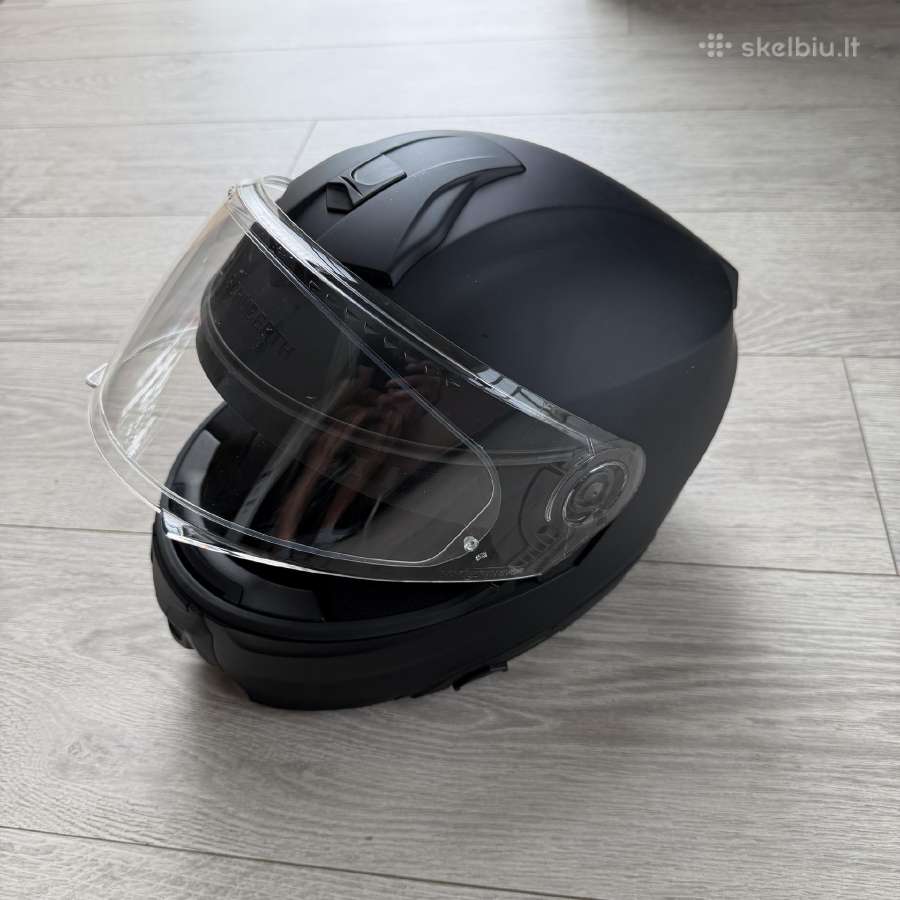 Motociklininko šalmas Schuberth S3 juodas, matinis