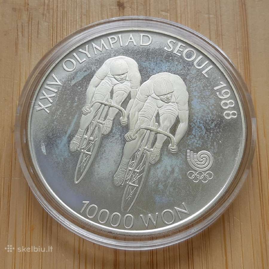 Pietų Korėja 10000 vonų sidabras Olimpiada 1988