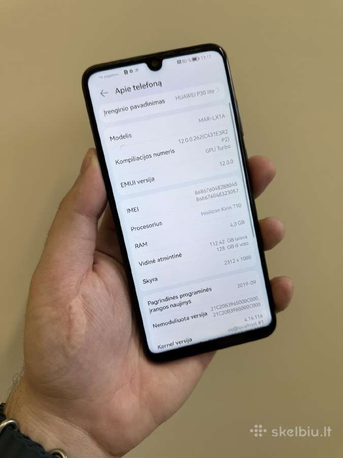 Huawei P30 Lite 128 GB - nuotraukos Nr. 4