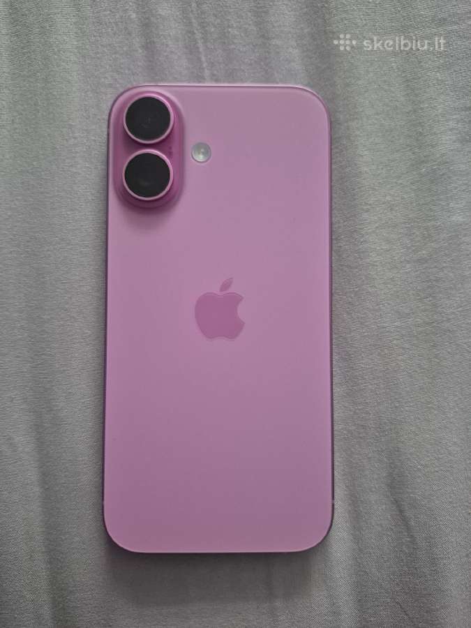 Parduodu iPhone 16 pink