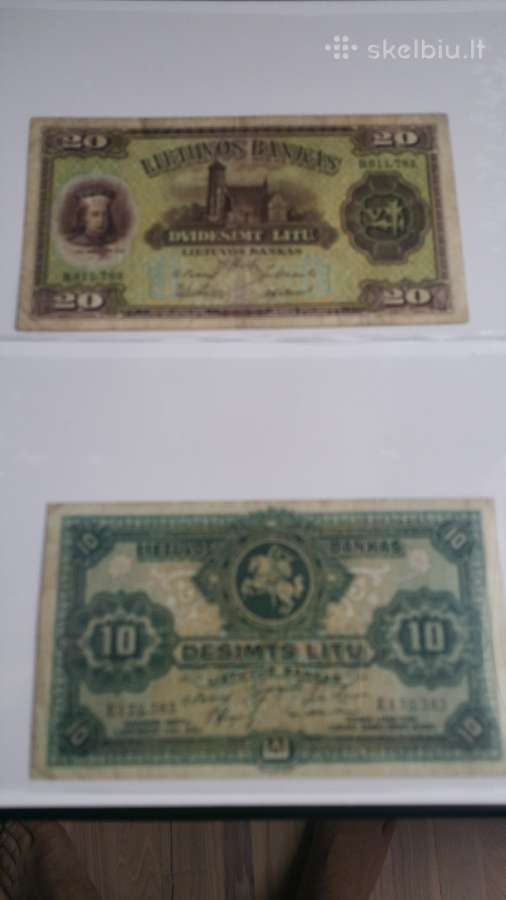 Pirksiu Lietuvos banknotu visokiu - nuotraukos Nr. 3