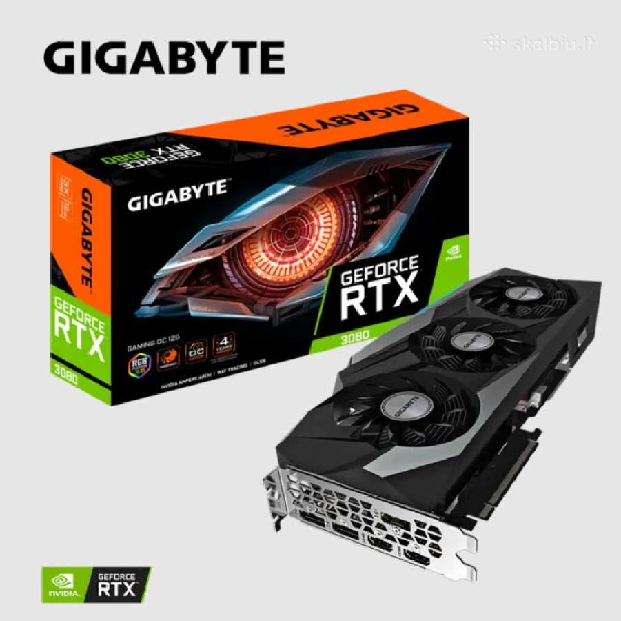 Galinga vaizdo plokste Rtx 3080 Gaming Oc 10gb