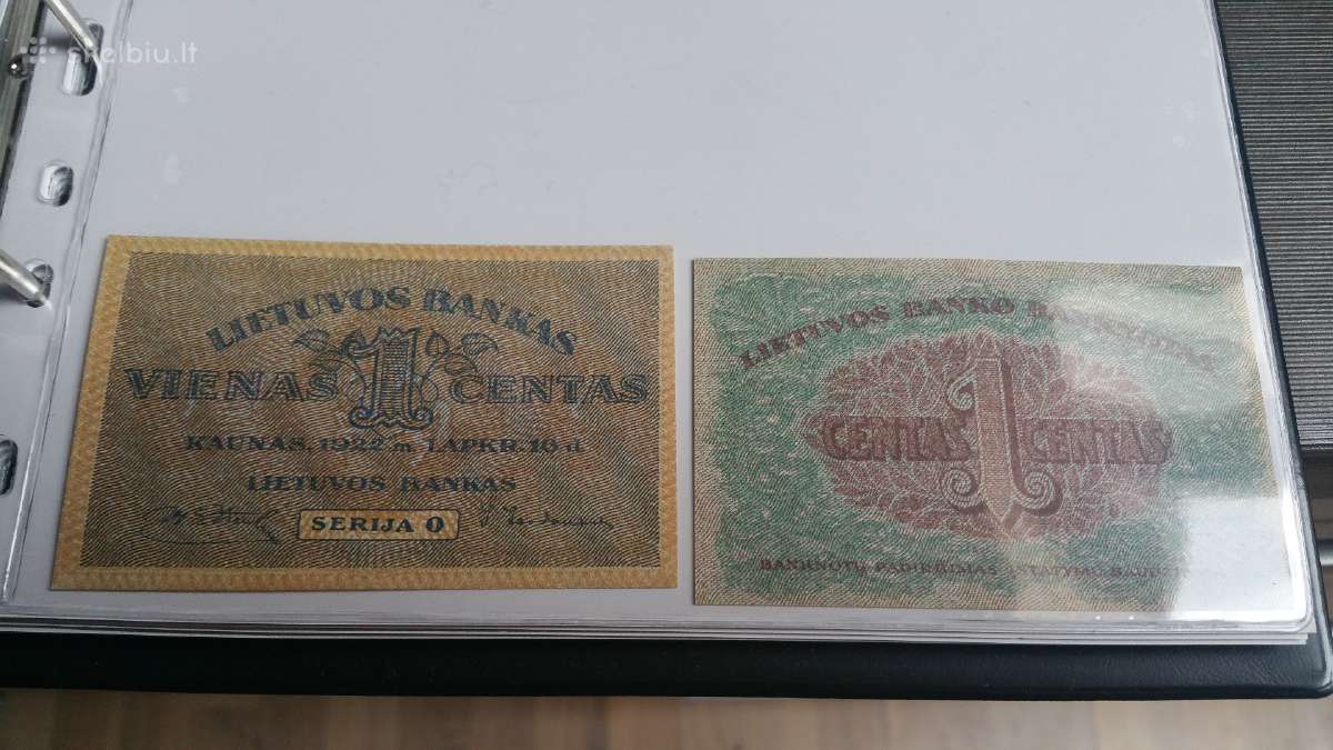 Pirksiu Lietuvos banknotu visokiu - nuotraukos Nr. 8