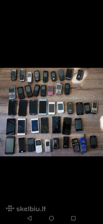 Įvairūs telefonai, veikiantys ir su defektais