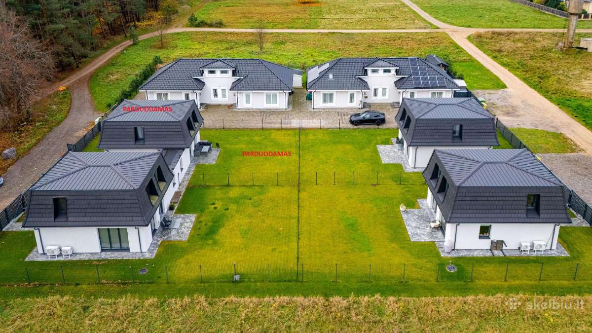 Parduodamas naujos statybos 86m2 namas A++ Palanga
