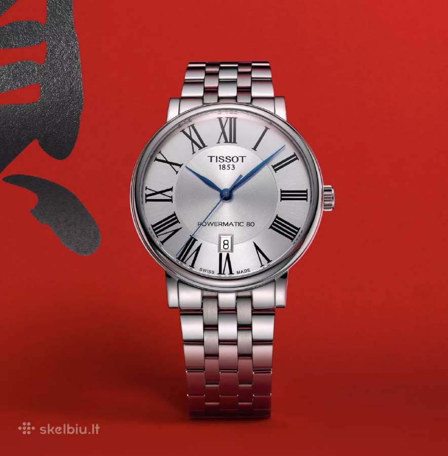 Naujas Tissot Carson Powermatic 80