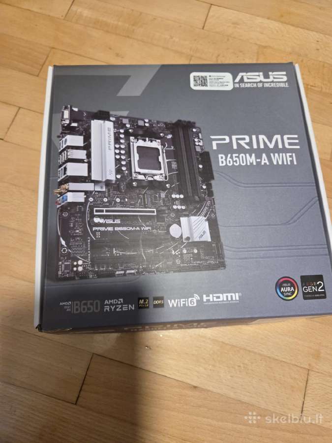 Parduodu Asus Prime B650m-a WiFi komplekta - nuotraukos Nr. 3