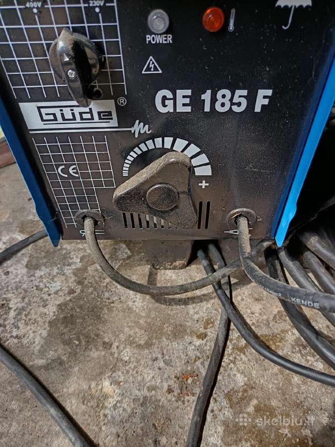 Suvirinimo apatas Gude Ge185f, 2-3f 170a