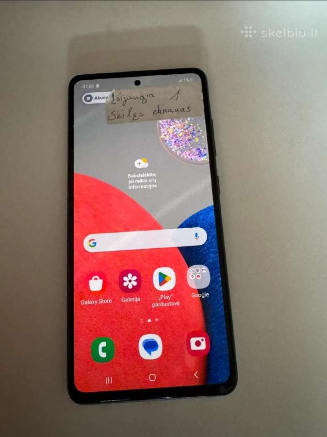 Parduodu Samsung a52s 5G